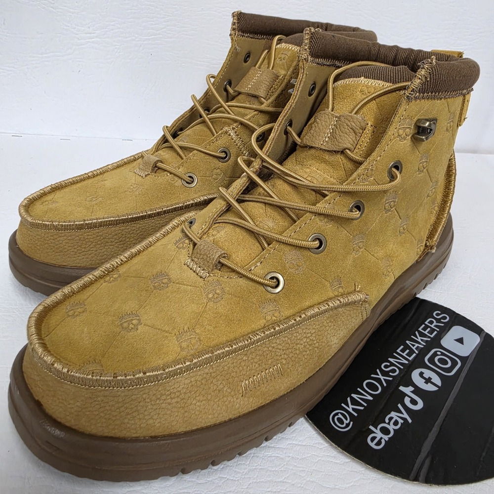Hey Dude x Jelly Roll Bradley Suede Tan/Brown 45340-21M Men's Size 11